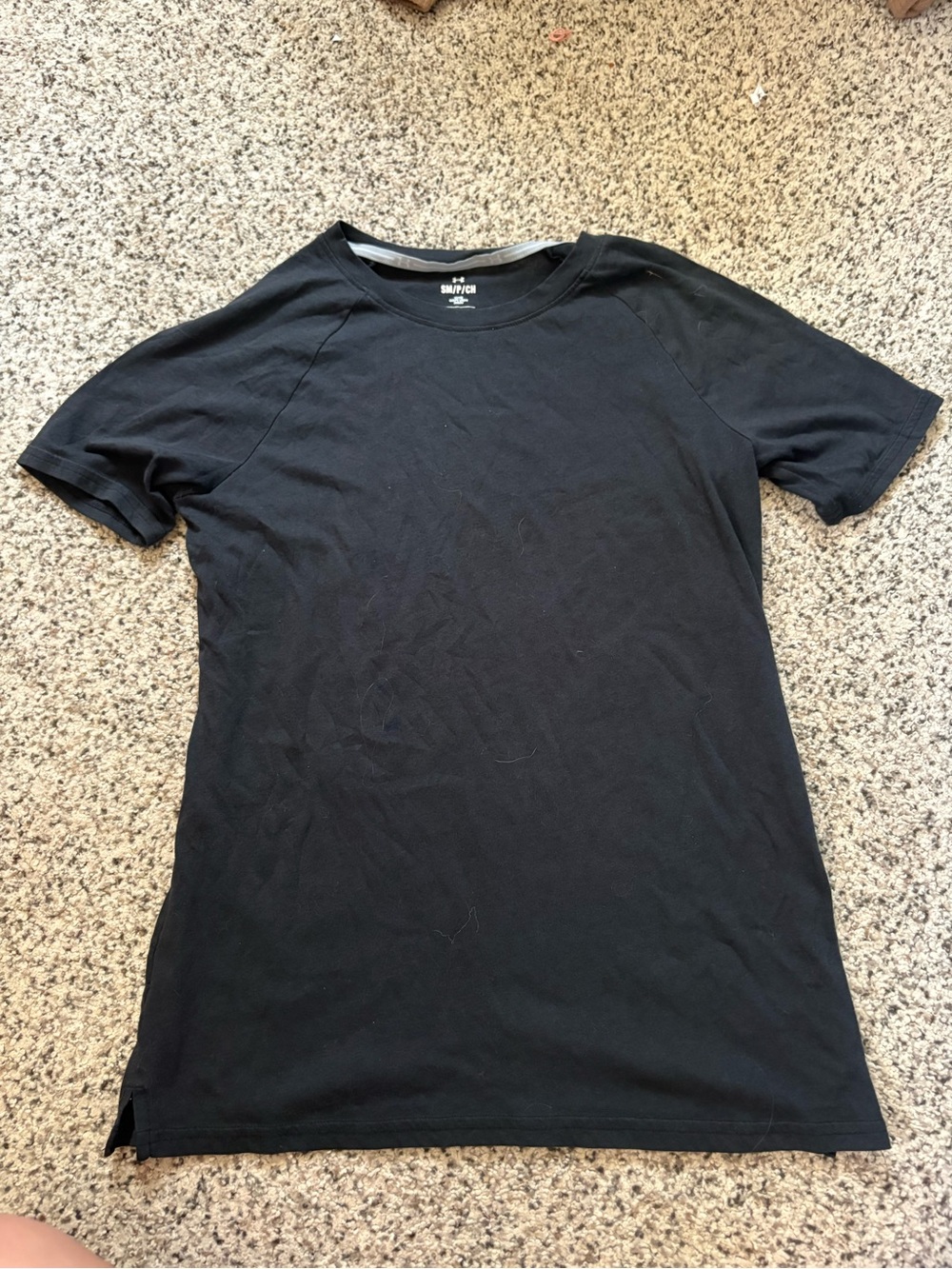 Under Armour Black Short Sleeve Crew Tee